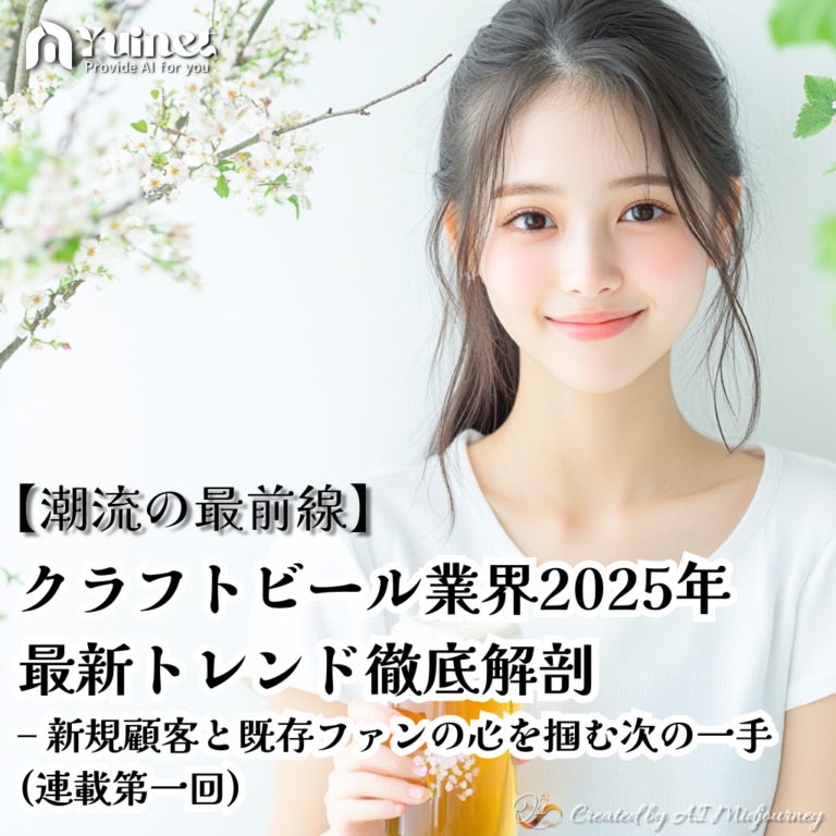 【潮流の最前線】クラフトビール業界2025年最新トレンド徹底解剖 – 新規顧客と既存ファンの心を掴む次の一手【連載第一回】