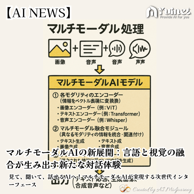 マルチモーダルAIの新展開：言語と視覚の融合が生み出す新たな対話体験